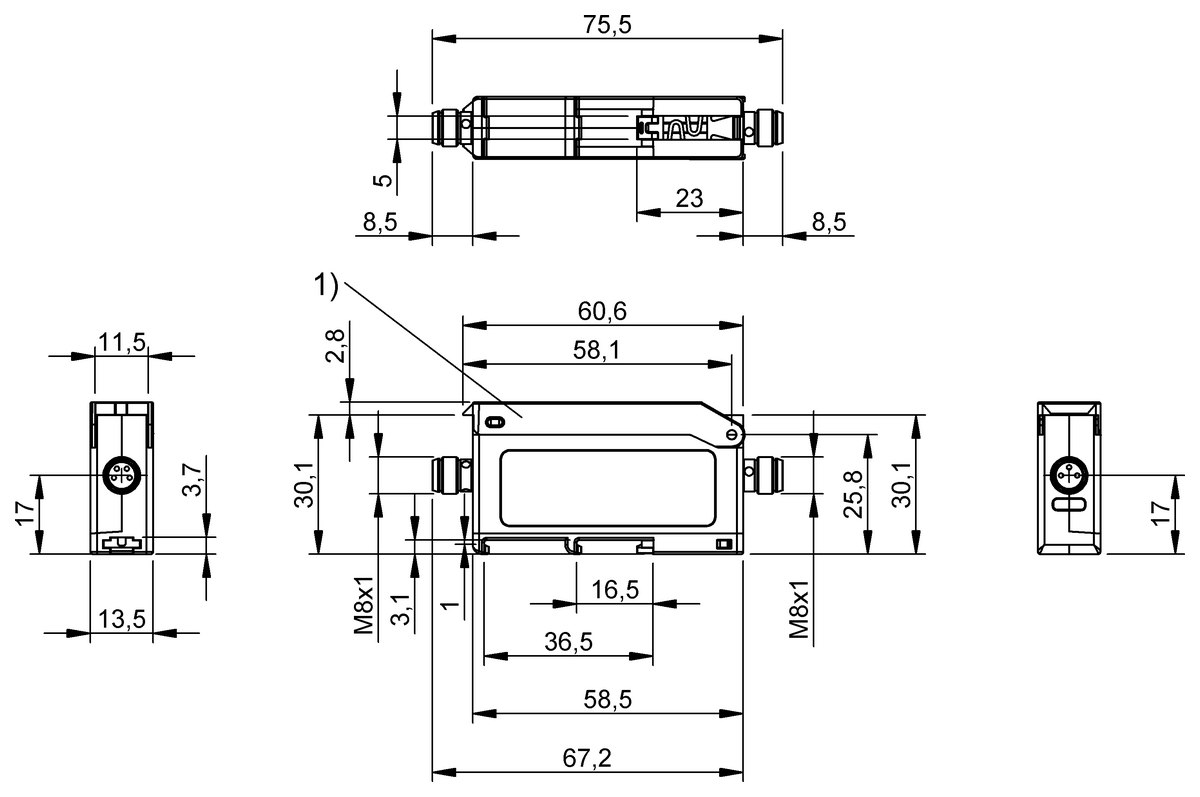 Micromote - 光学传感器头的放大器