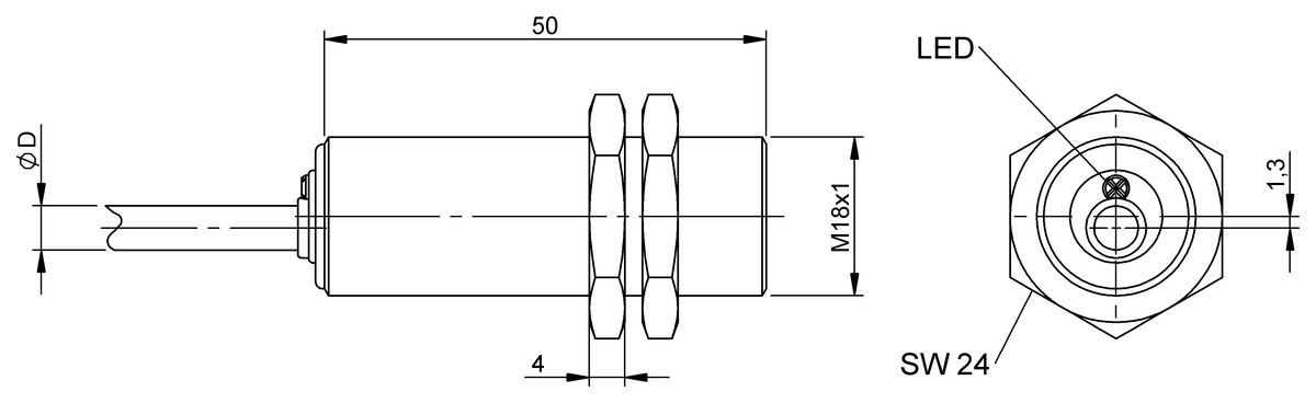 Inductive proximity switches and proximity sensors