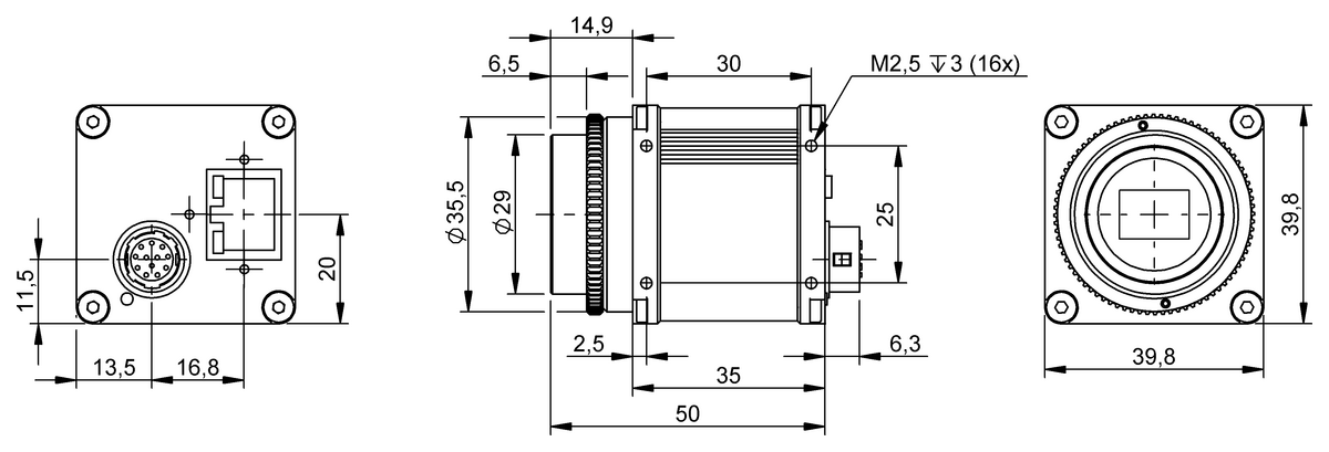 SWIR and UV cameras