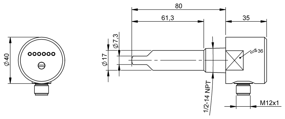 Thermal flow sensors