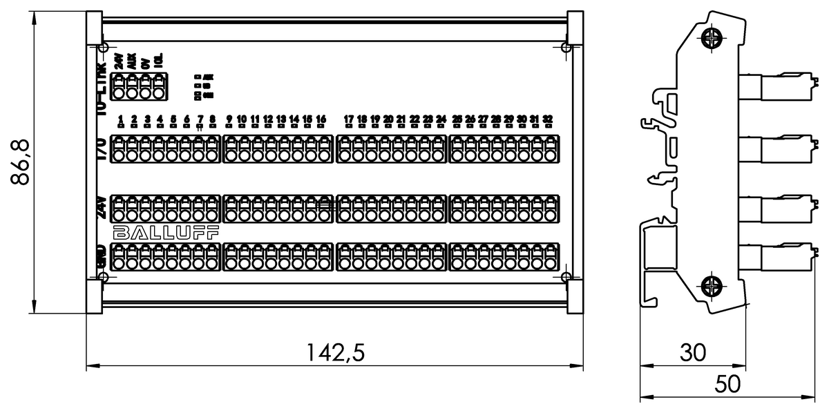 IO-Link hubs - flexible and cost-efficient signal bundling