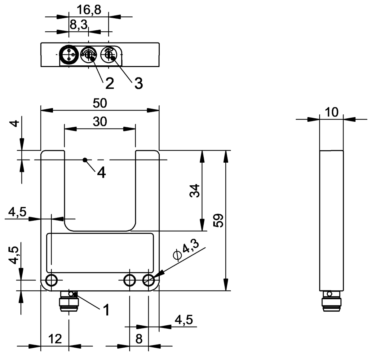 Fork sensors and angle sensors