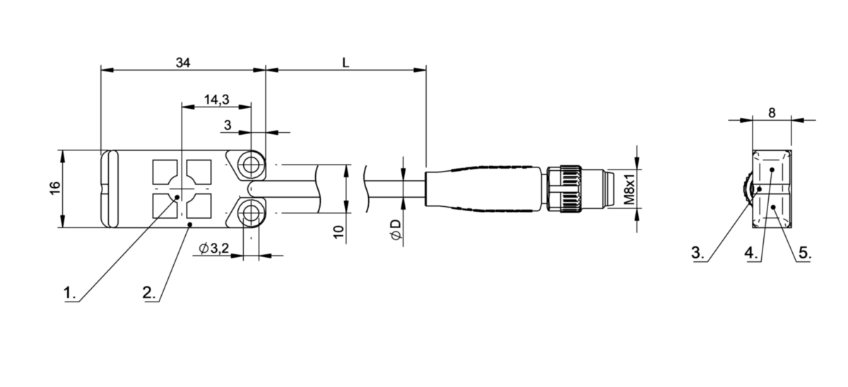 Capacitive proximity switches for object detection