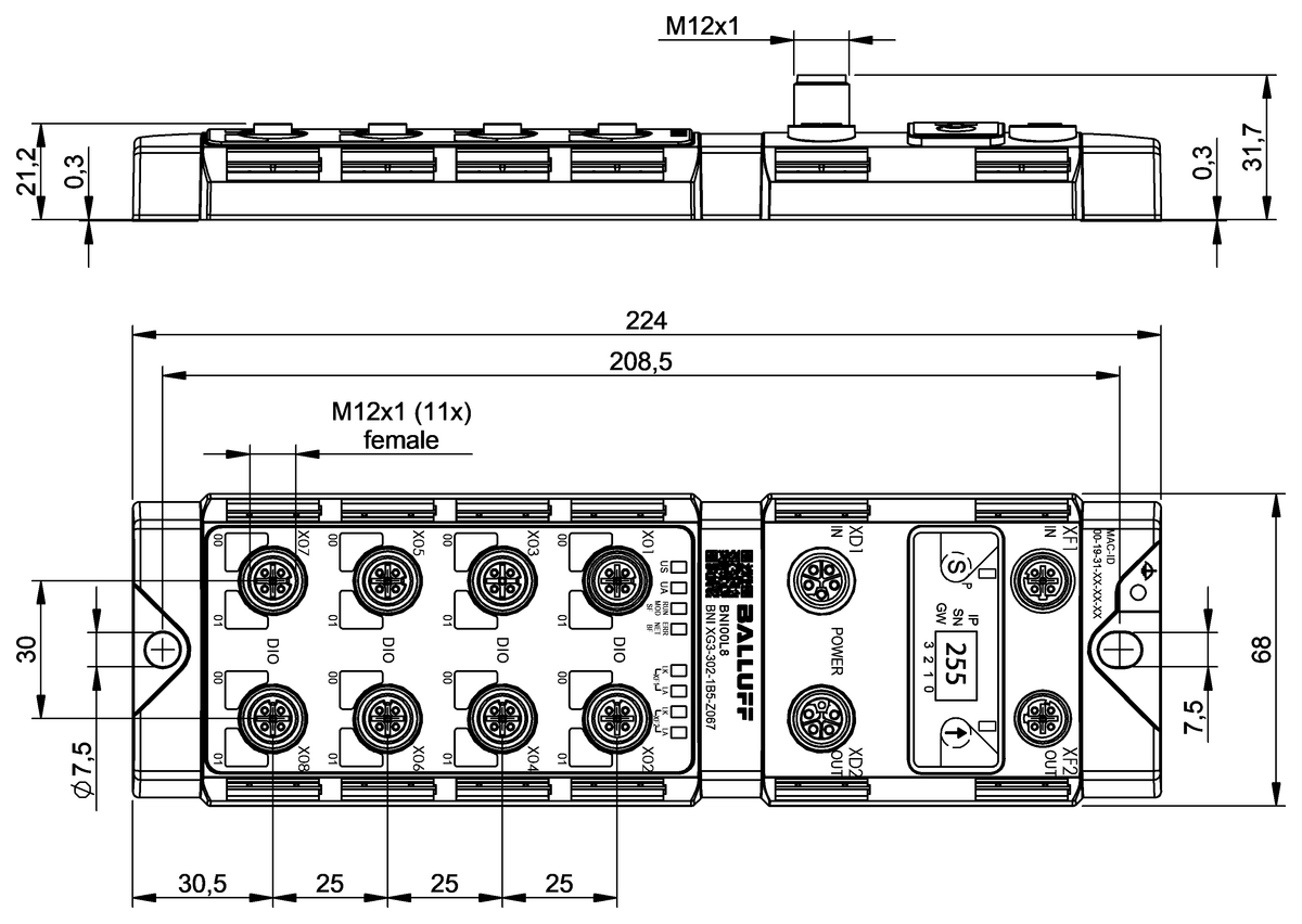 Network modules with multiprotocol