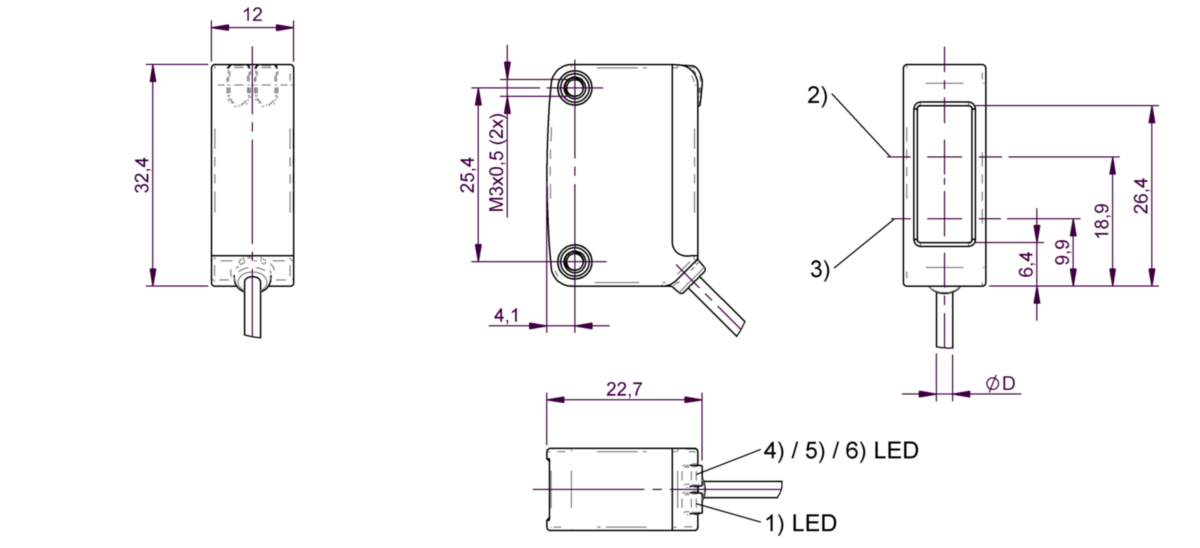 Retroreflective sensors