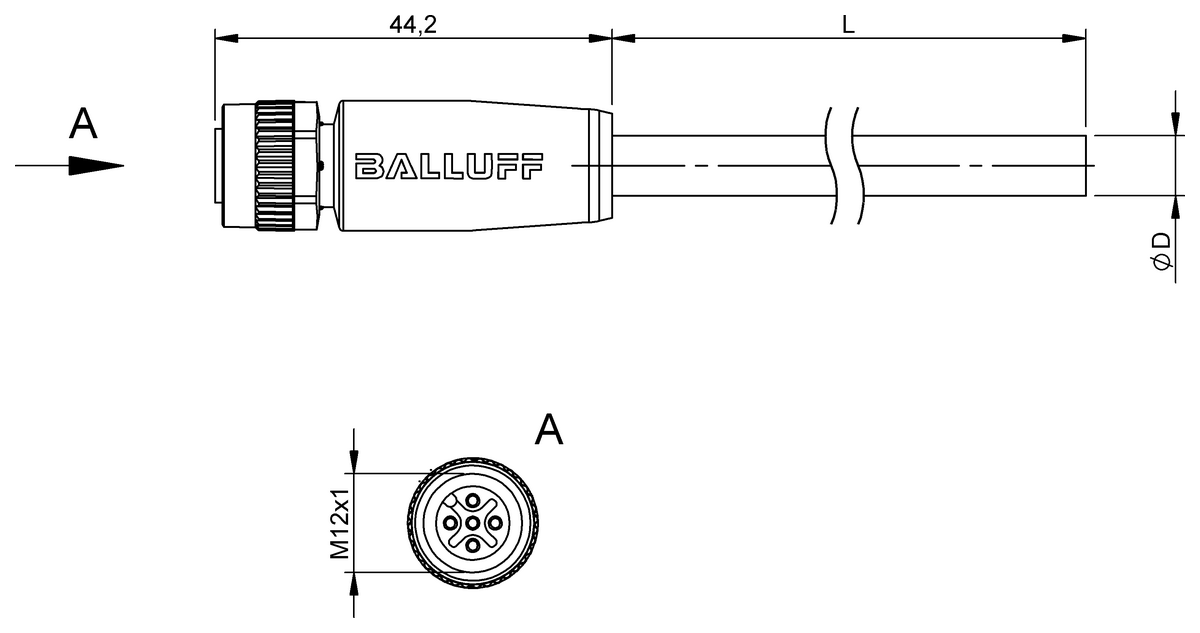 Single-ended cordsets