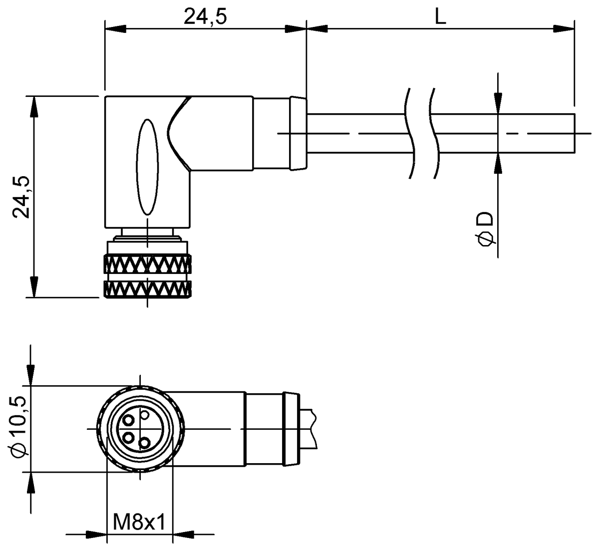 Single-ended cordsets