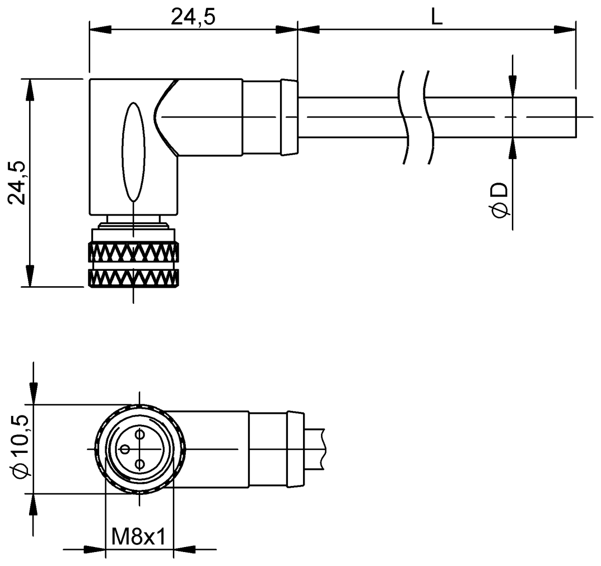 Single-ended cordsets
