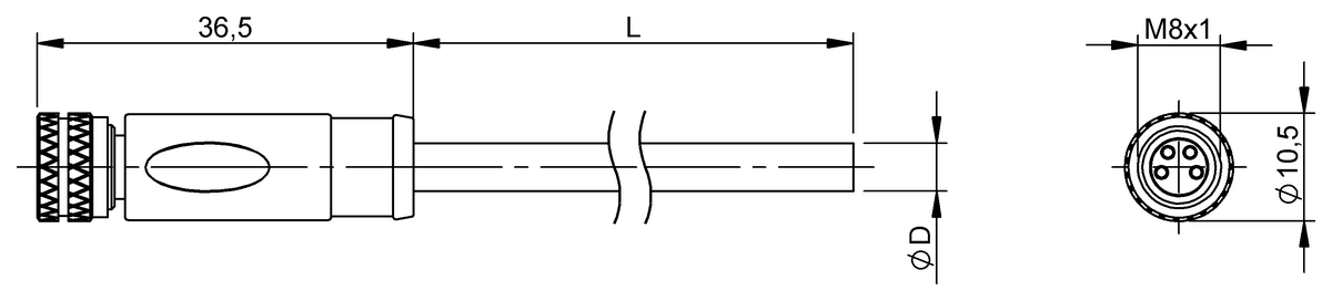 Single-ended cordsets