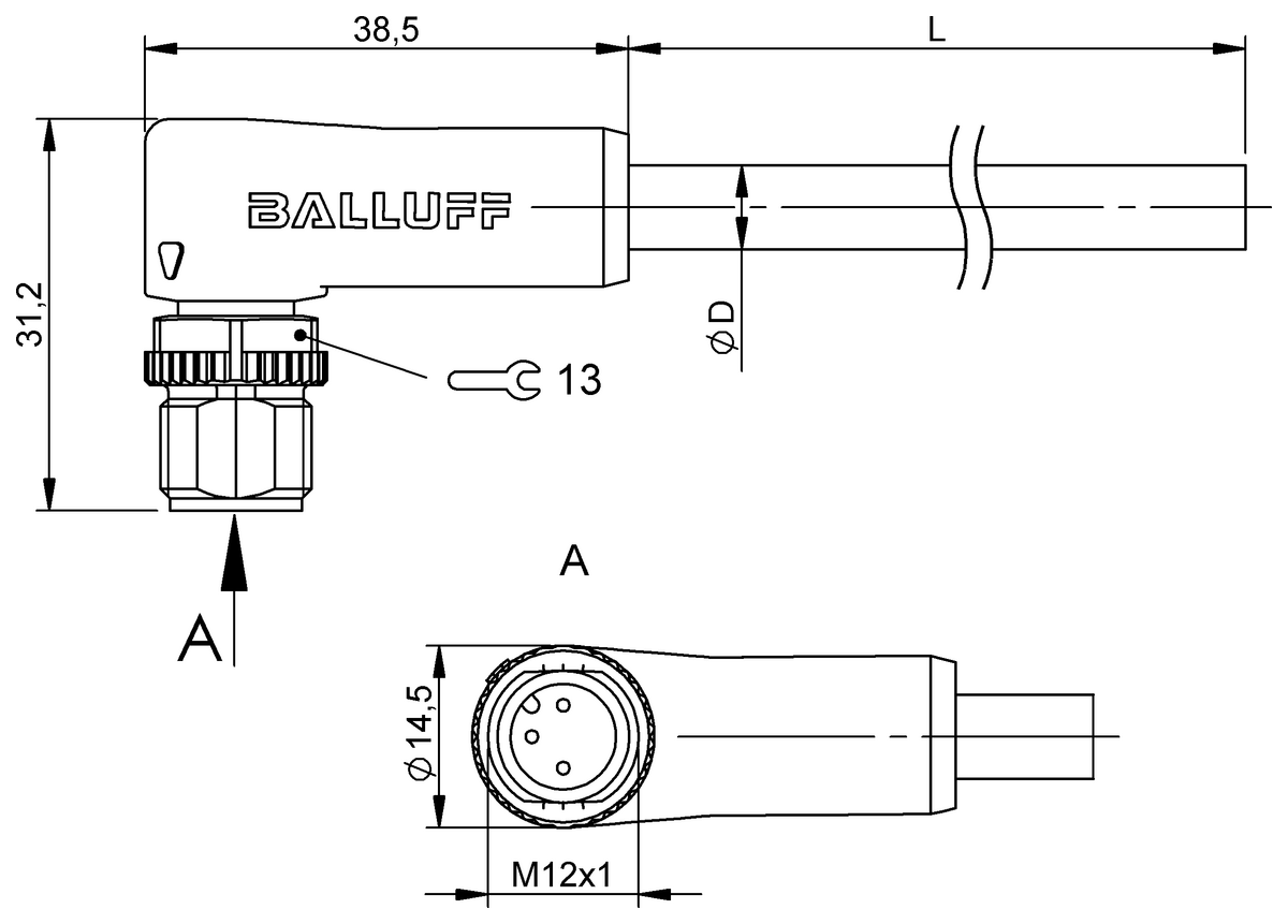 Single-ended cordsets