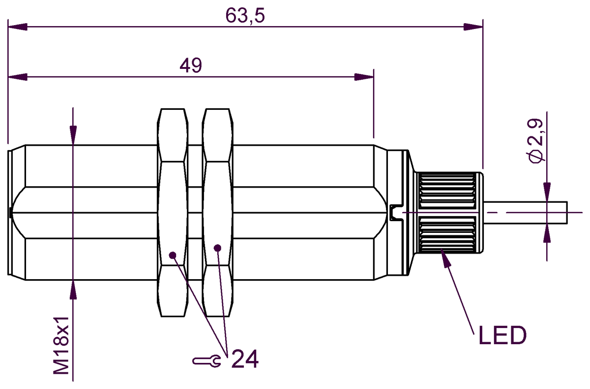 Inductive proximity switches and proximity sensors