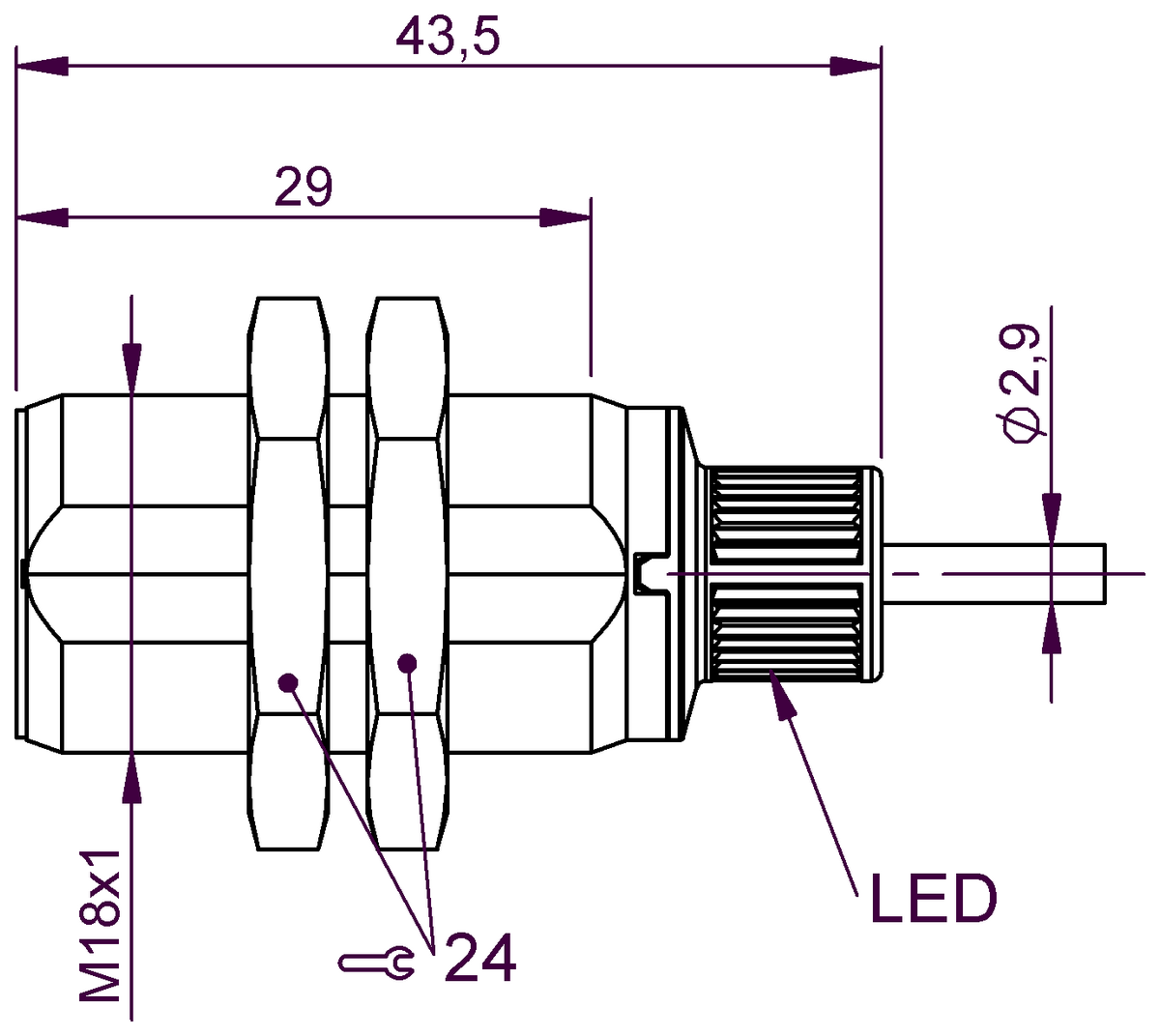 Inductive proximity switches and proximity sensors