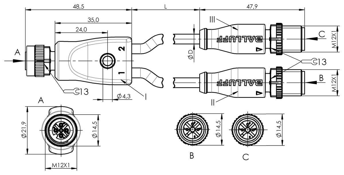 Y-splitters