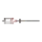 Magnetostrictive linear position sensors in rod design