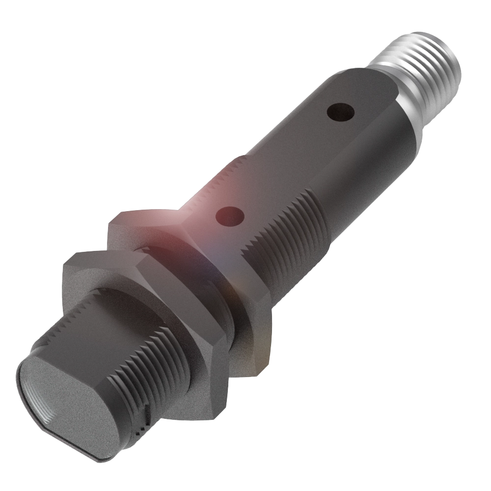 Diffuse sensor with background suppression