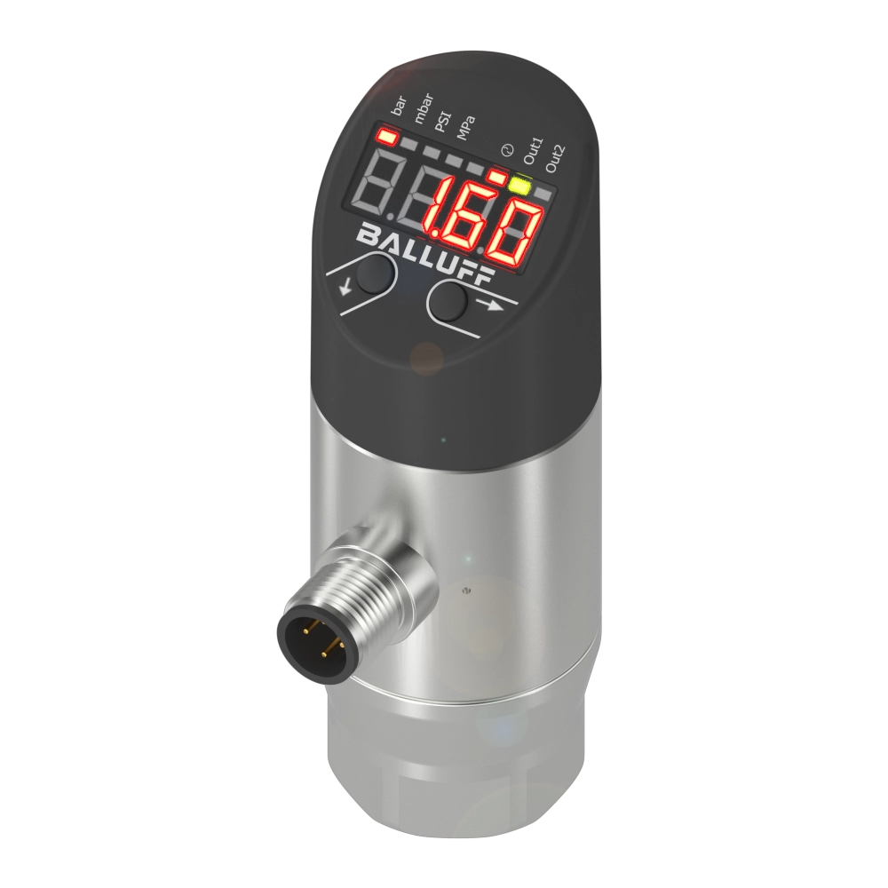 Digital pressure sensors with display