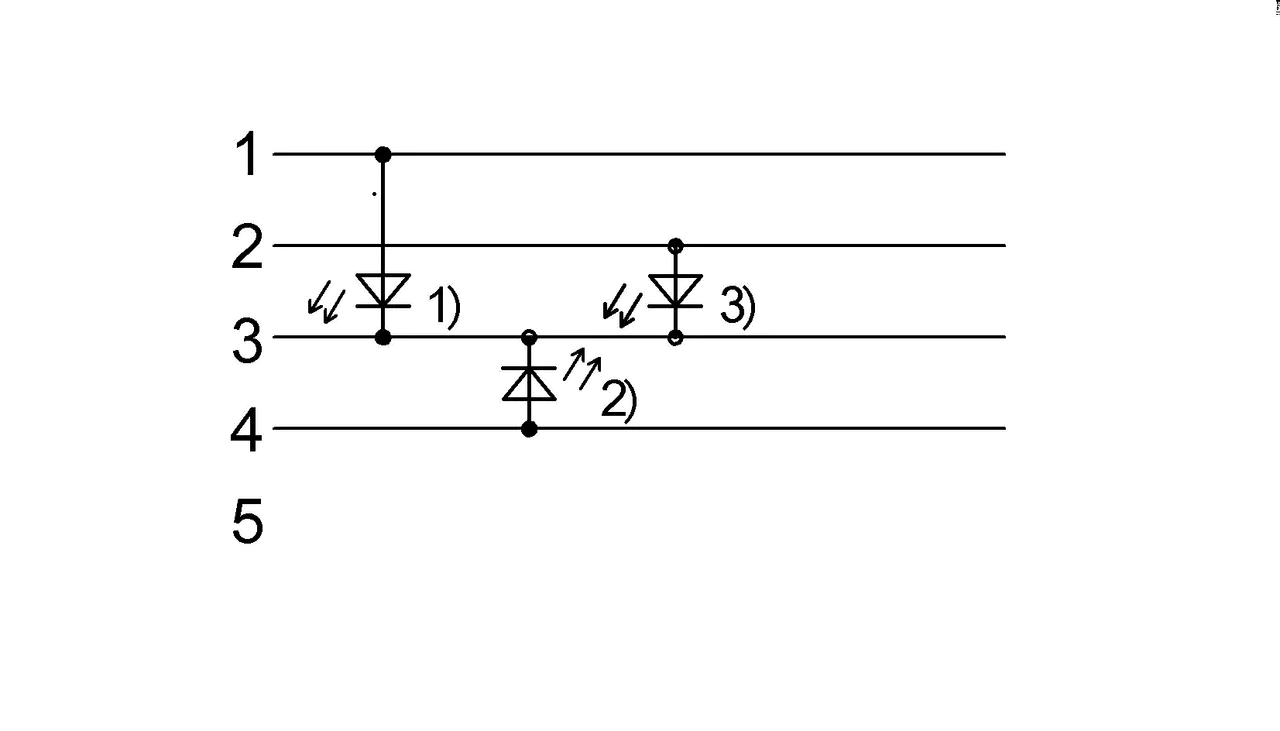 1) LED绿色 = 运行显示 2) LED黄色 = 功能 3) LED红色 = 功能